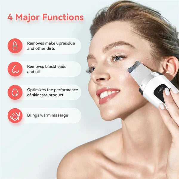 Ultrasonic Facial Skin Scrubber – Your All-in-One Skincare Solution!