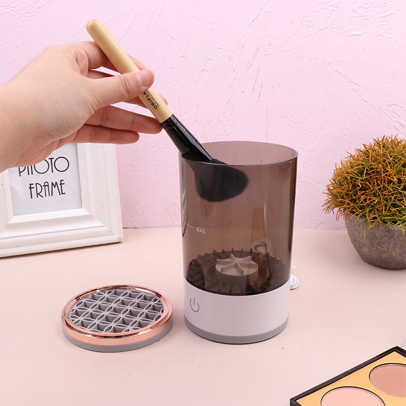 Portable Electric Makeup Brush Cleaner – USB Rechargeable & Effortless Cleaning!